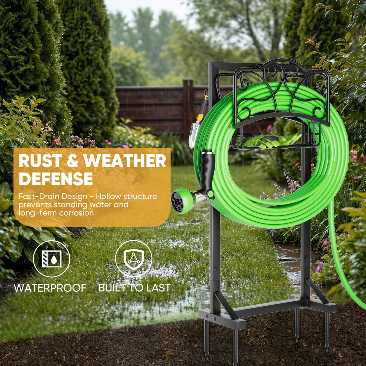 Xeapoms detachable freestanding design lets you reposition easily in the yard.