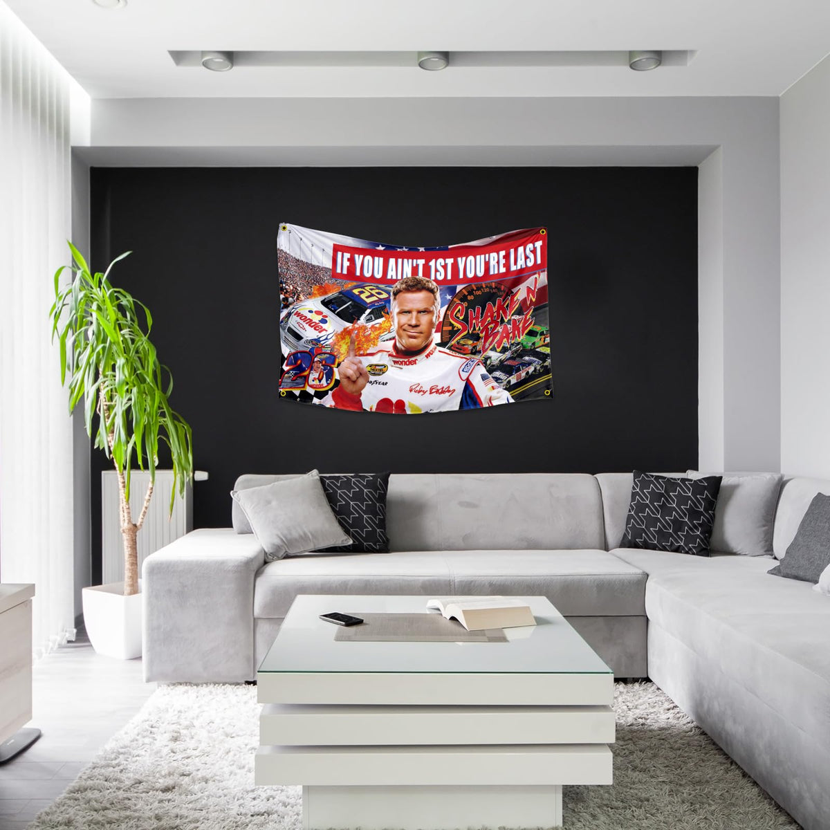 XEODE Ricky Bobby flag makes a great sports fan gift