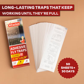 XFasten traps provide discreet pest control on windows and kitchens.