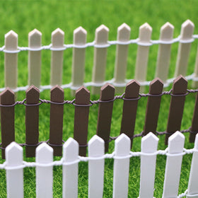 XFGSYXS white decorative fence adds charm to crafts and dioramas.