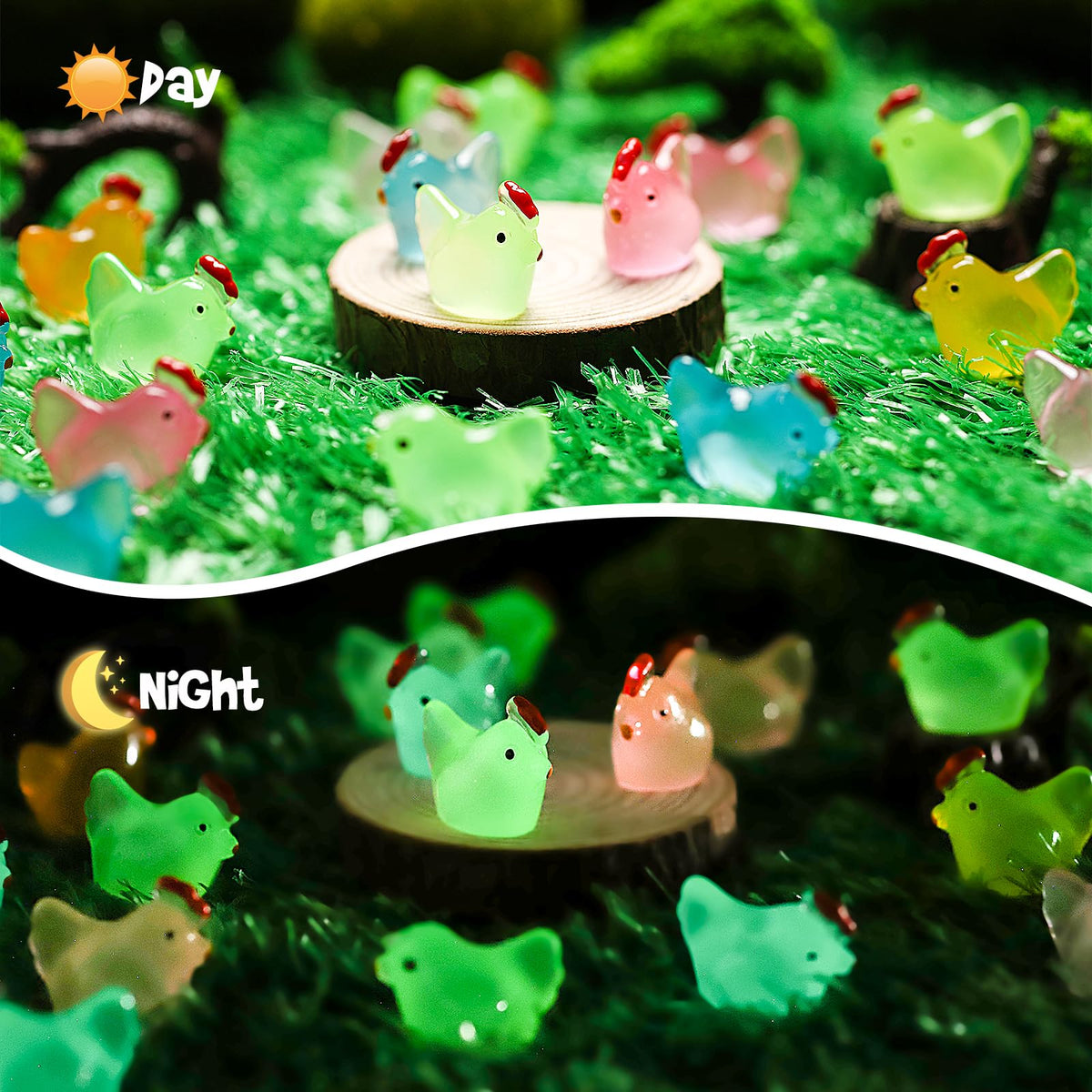 XGBDL compact decorative chickens ideal for gifts and crafts