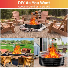 XGMDD portable fire pit for camping and patio use.