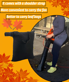 XHBAN BaoBag includes shoulder strap for comfortable carrying during cleanup.