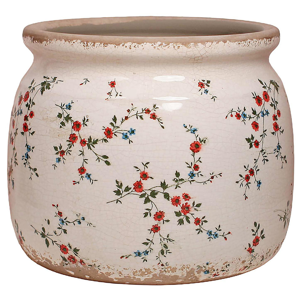 Xiaan Jiaju cottagecore ceramic pot with drainage highlights practical indoor gardening