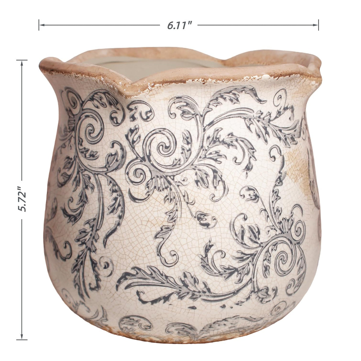 Xiaan Jiaju indoor plant pot in Tuscan style for modern interiors
