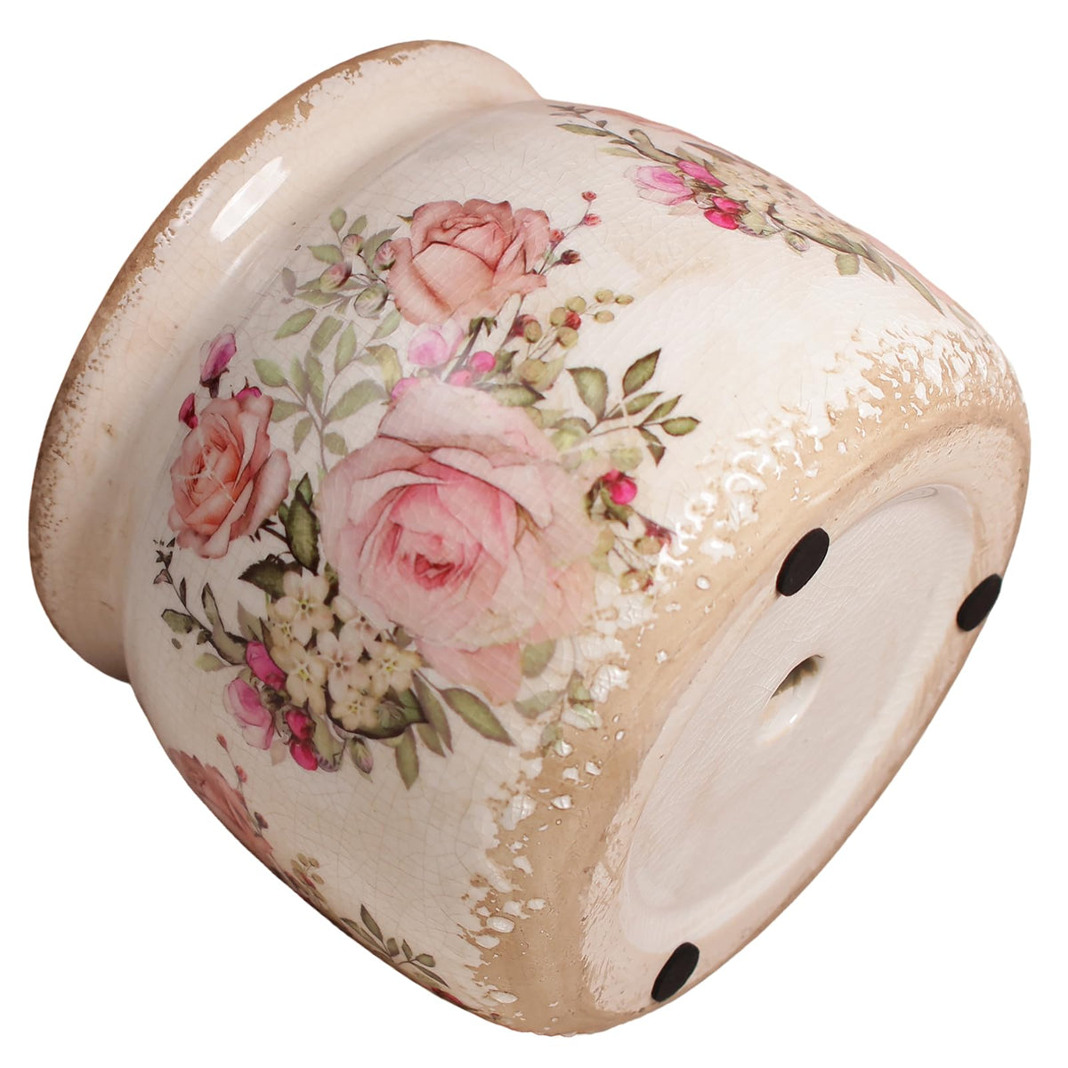 Xiaan Jiaju rose petal crackle glaze enhances visual appeal and versatility