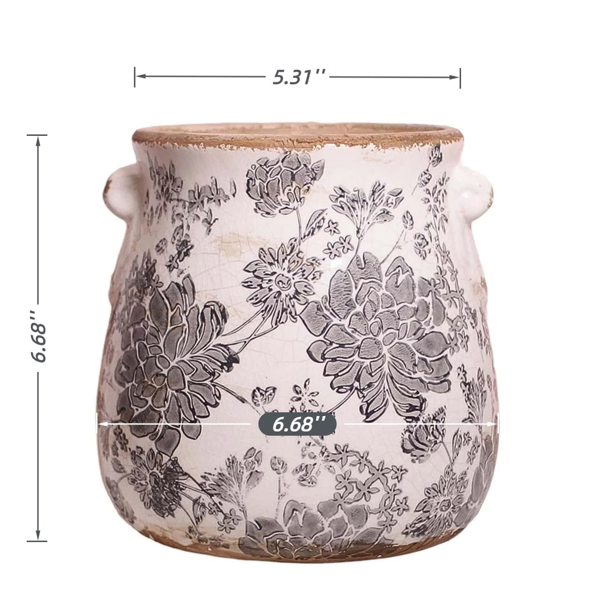 Xiaan Jiaju Tuscan planter drainage hole supports healthy watering for herbs
