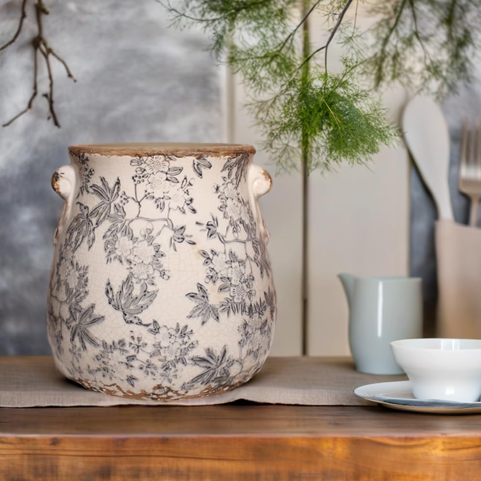 Xiaan Jiaju vintage Tuscan style planter complements rustic spaces