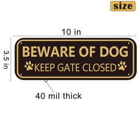 XIAOKAIYAN outdoor metal sign for fences with rust-resistant finish