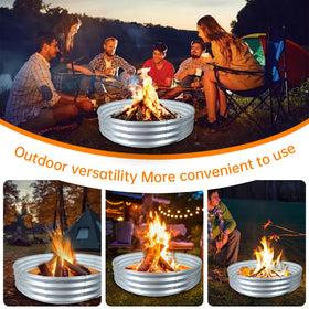 XIAOYUGNA backyard setup ready to enjoy warm fires under the stars