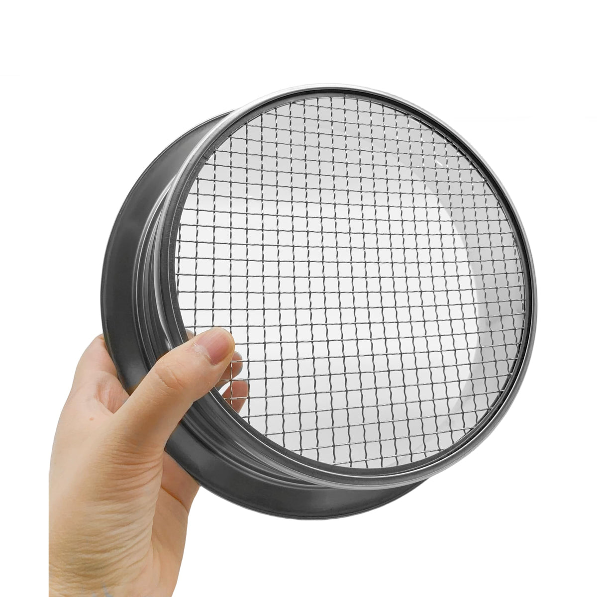 Xicooka 3mm mesh helps remove small debris during soil prep