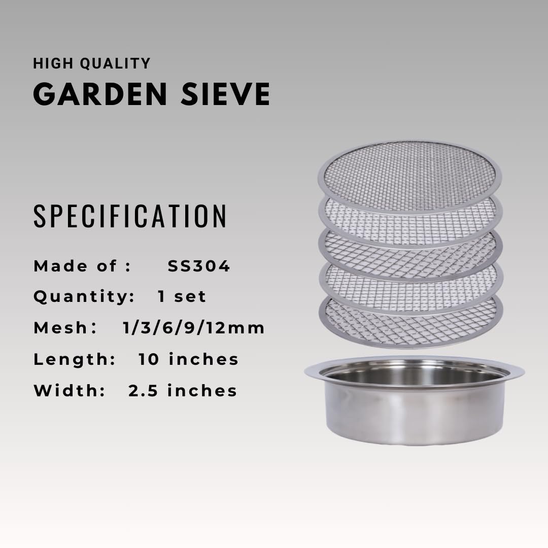Xicooka 6mm mesh suited for sand and coarse material separation