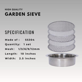 Xicooka 6mm mesh suited for sand and coarse material separation