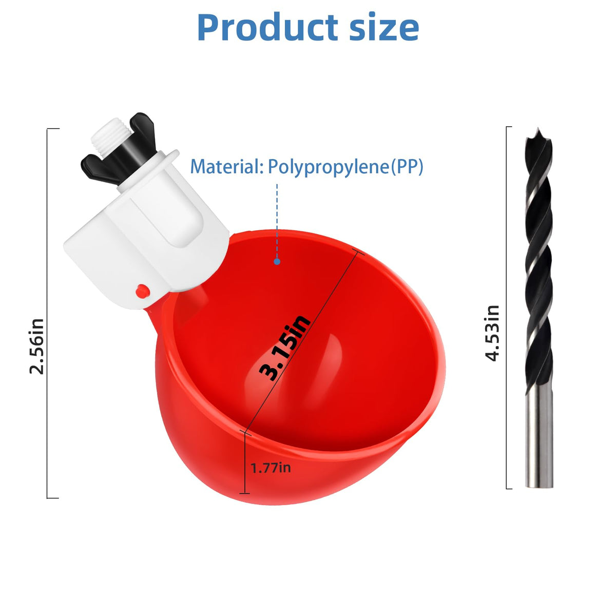 Xictuwey leakproof chicken drinker preventing spills while keeping water clean