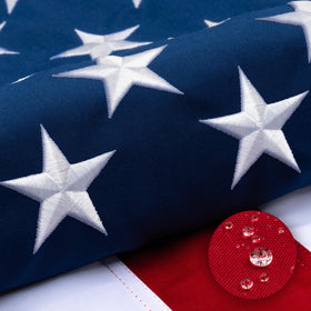 XIFAN Deluxe cotton flag fabric designed for durable outdoor display