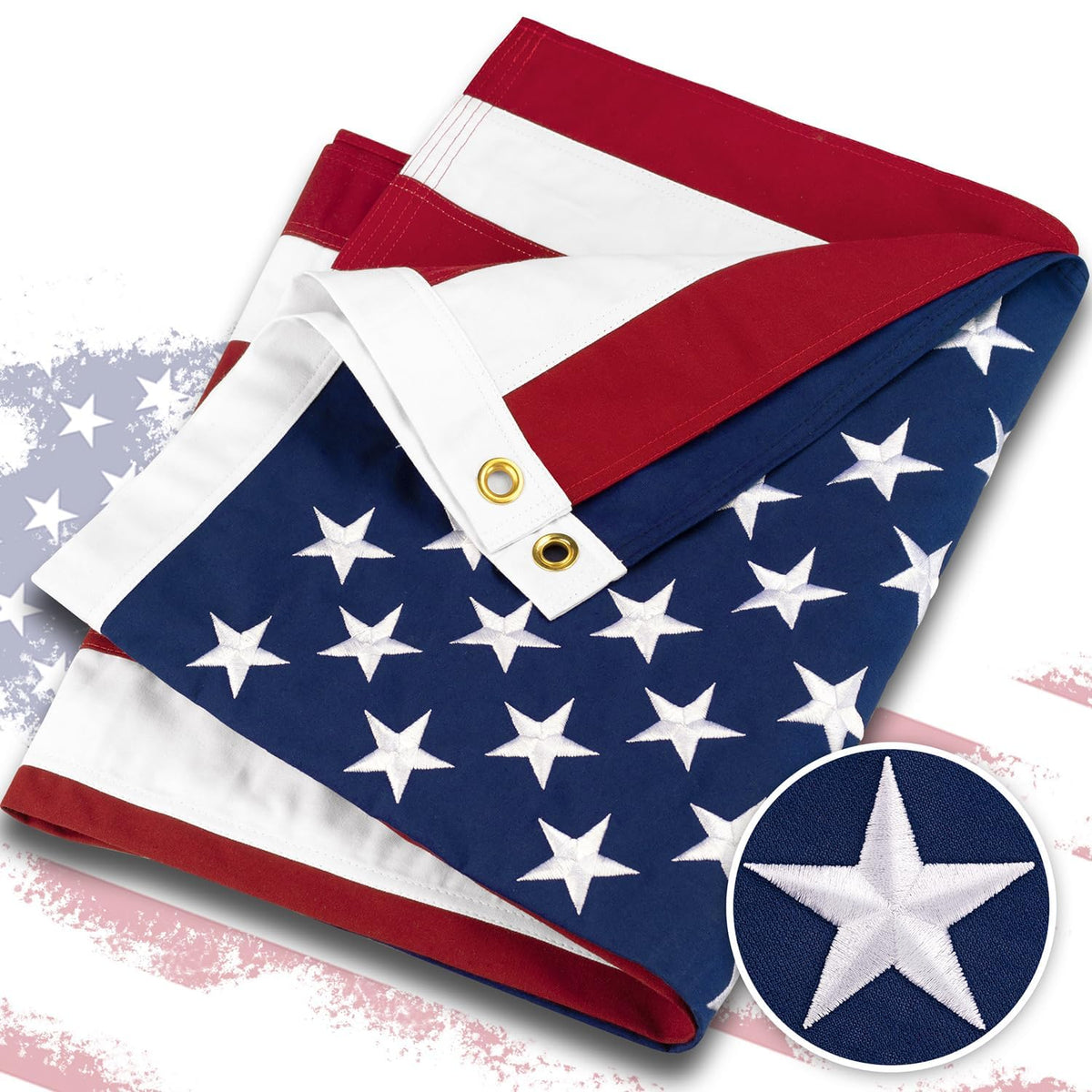 XIFAN Deluxe patriotic display enhances any home or business