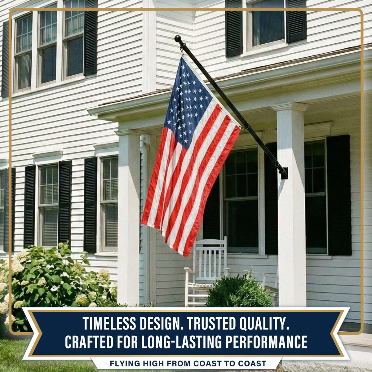 XIFAN flag with heavy-duty brass grommets for secure pole mounting