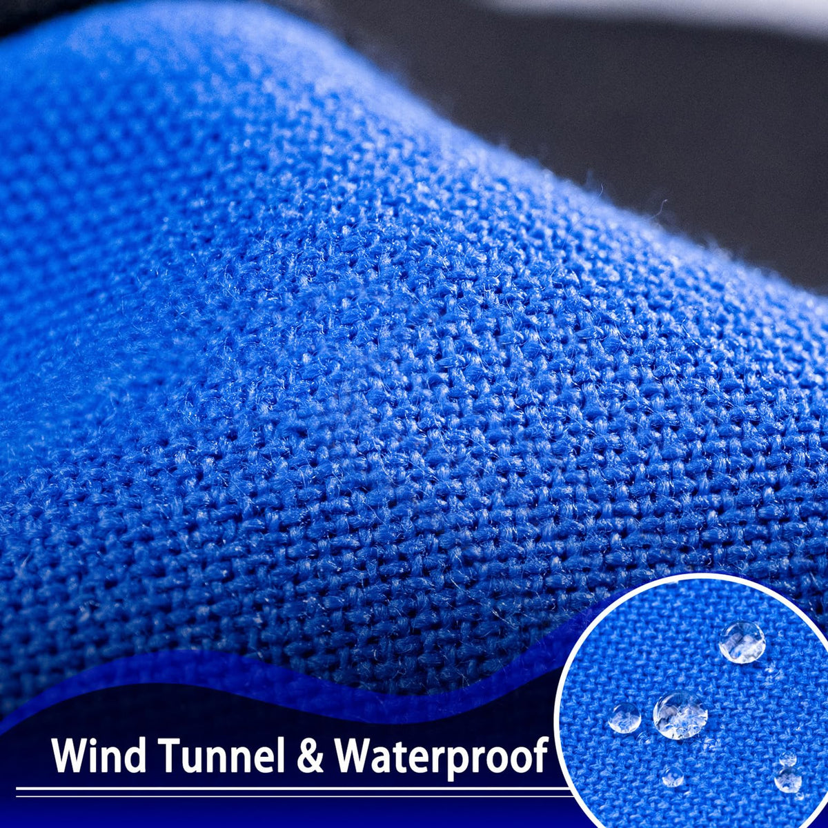 XIFAN flag fly end reinforced with lock-stitching to endure windy conditions.