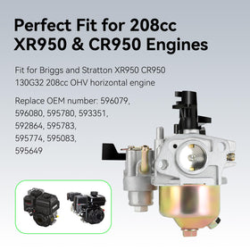 XIKOBY air filter for 208cc kit; cleaner intake for steadier performance.