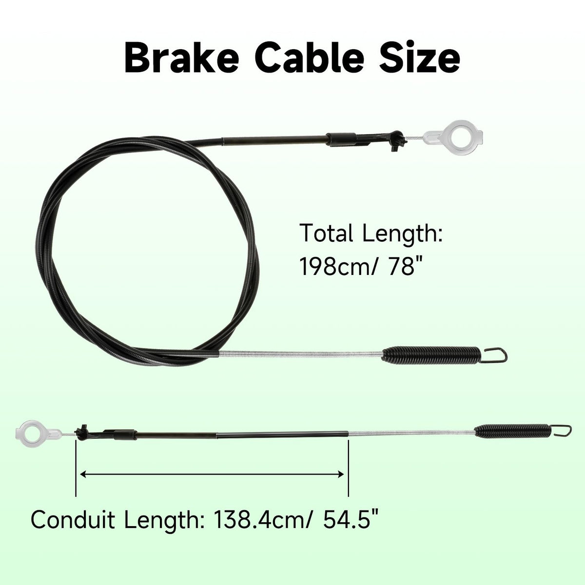 XIKOBY conduit length 54.5 inches ensures precise fit.