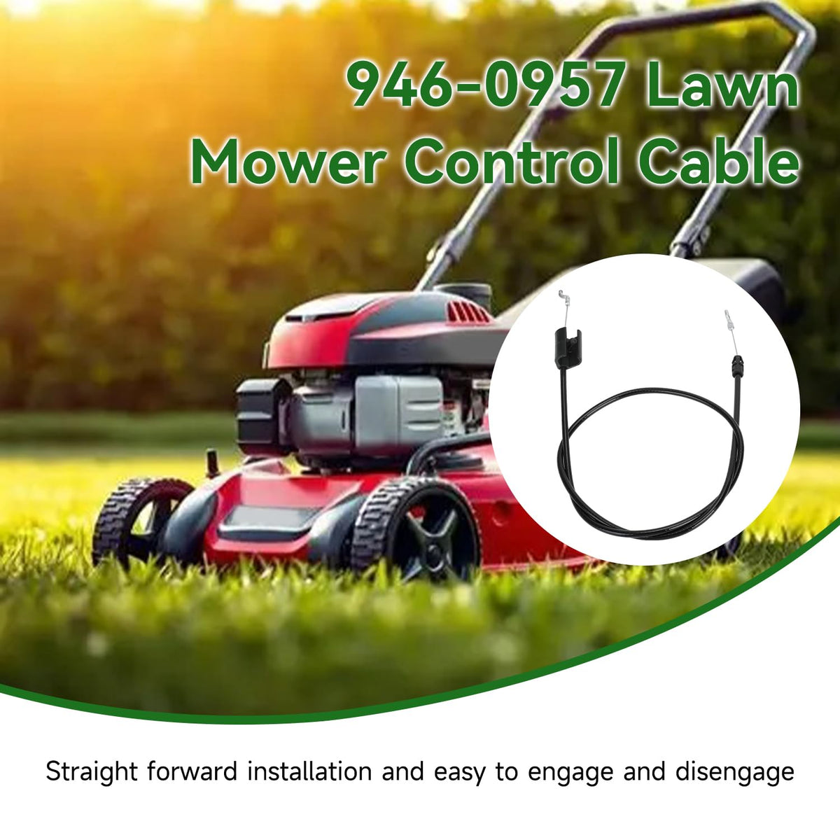 XIKOBY compatible with common Troy-Bilt and Craftsman mowers for easy swap.