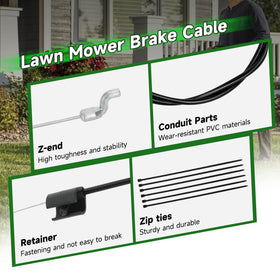 XIKOBY 37.5-inch conduit length ensures appropriate cable clearance.