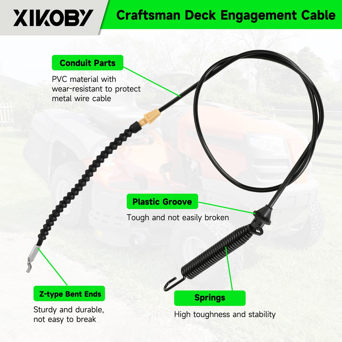 XIKOBY deck cable assembly 746-04173b with broad compatibility