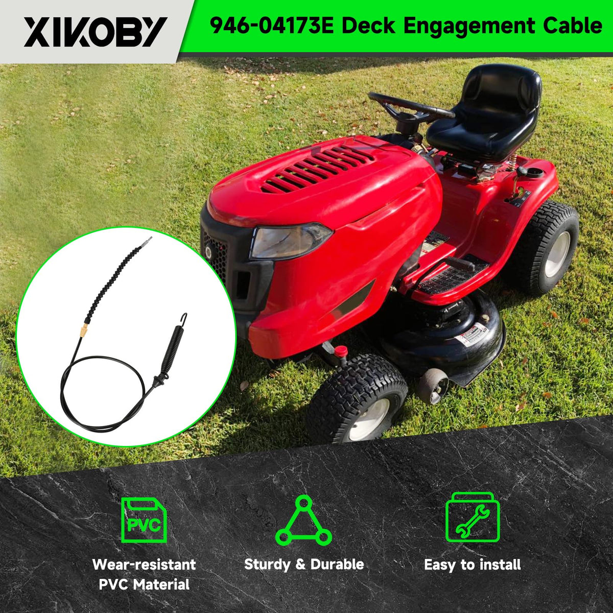 XIKOBY deck cable end clip 946-04173e ensures secure installation