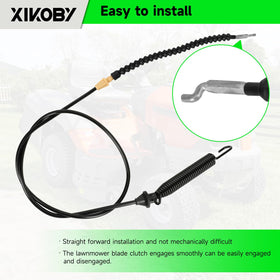 XIKOBY rubber-casing 746-04173b cable resists wear during mowing