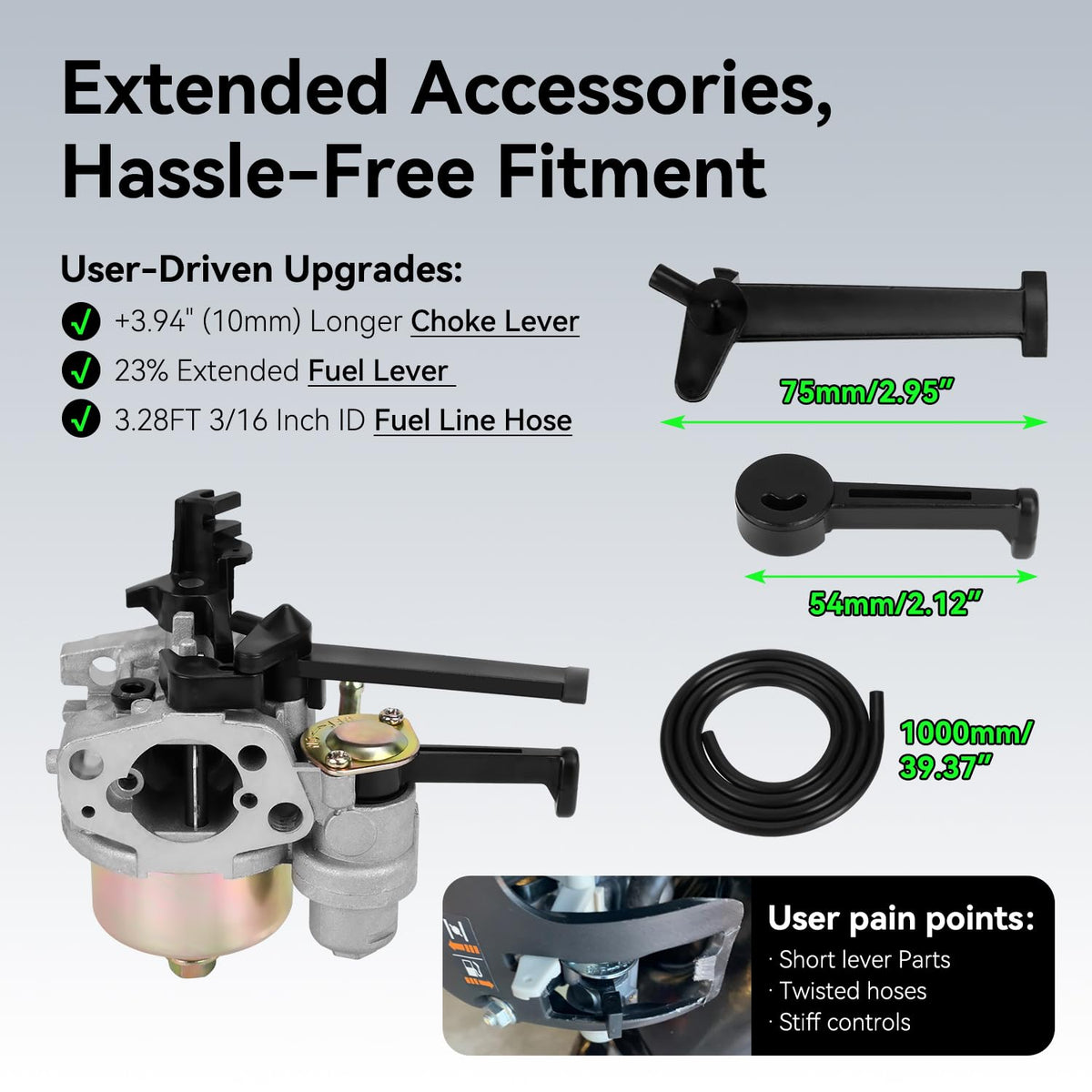 XIKOBY fuel filter set; keeps contaminants out for longer engine life.