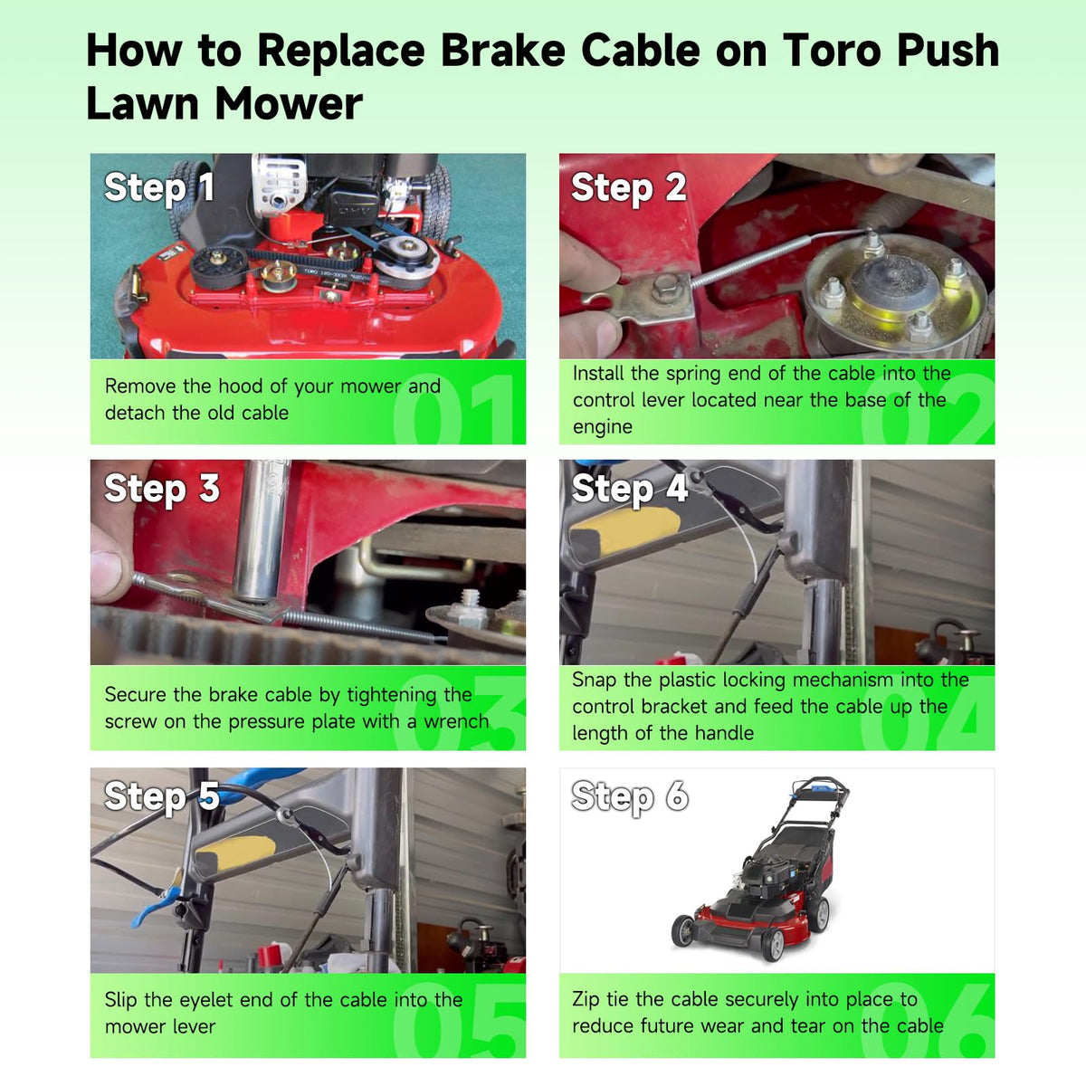 XIKOBY installation-friendly design allows easy attachment from mower side.