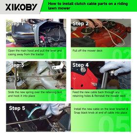 XIKOBY packaged cable with zip ties for clean installation.