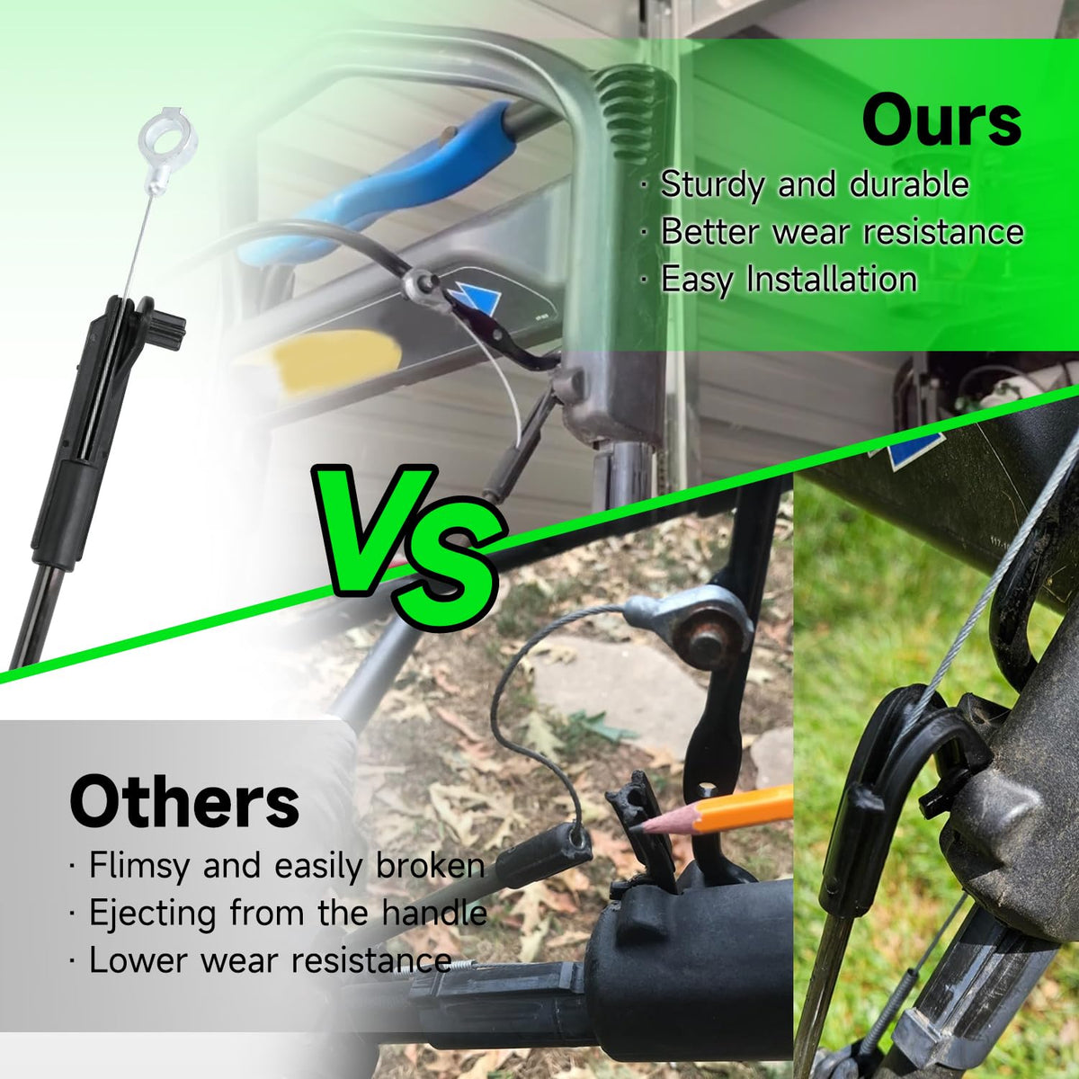 XIKOBY premium-grade steel spring and hook for durability.