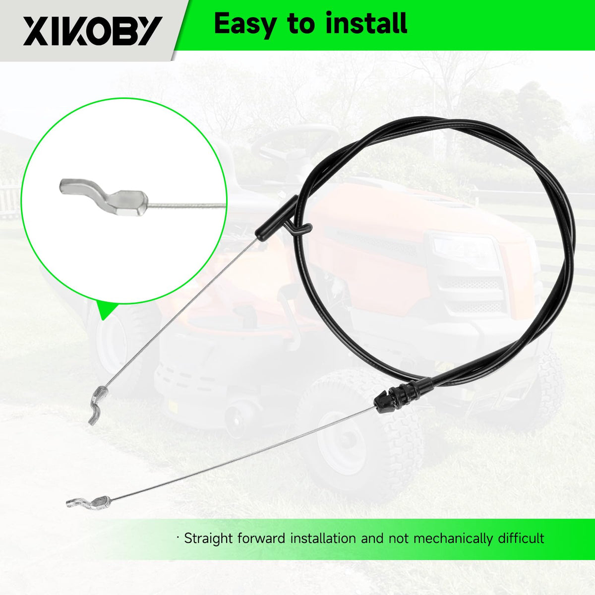 XIKOBY cable with zip-ties included for easy mounting.