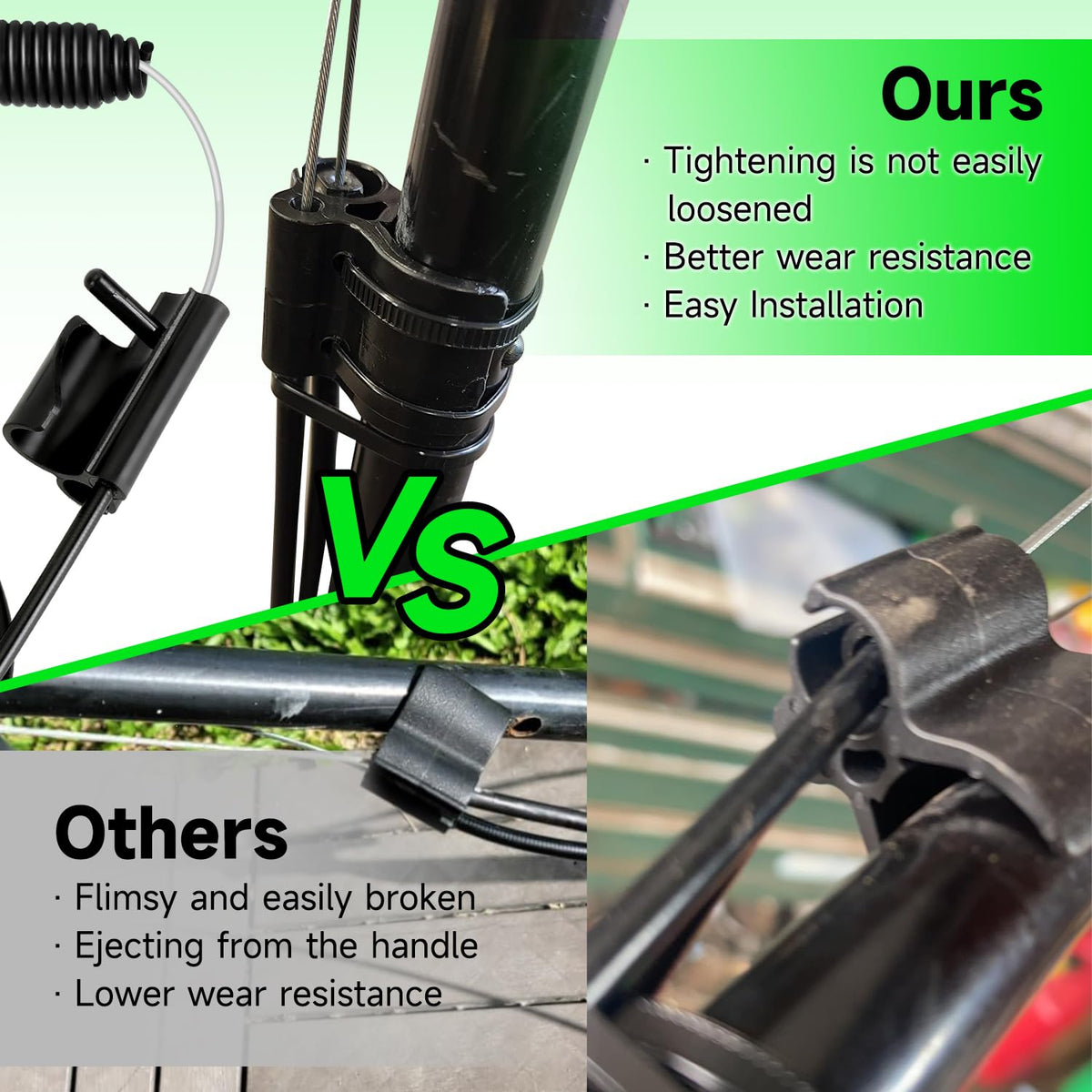 XIKOBY 78.34-inch total length supports longer mower setups with fewer replacements.