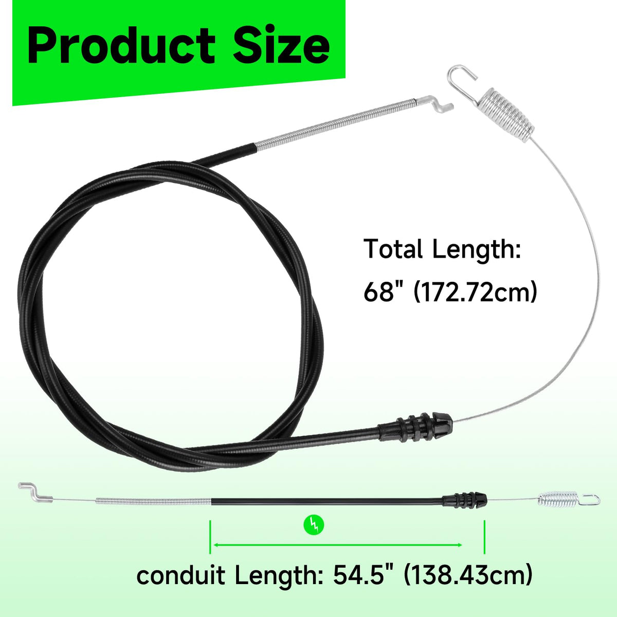 XIKOBY 14508 traction cable, OEM replacement for Toro Recycler compatibility