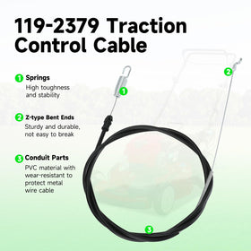 XIKOBY 65-1-2-inch total length ensures proper cable routing