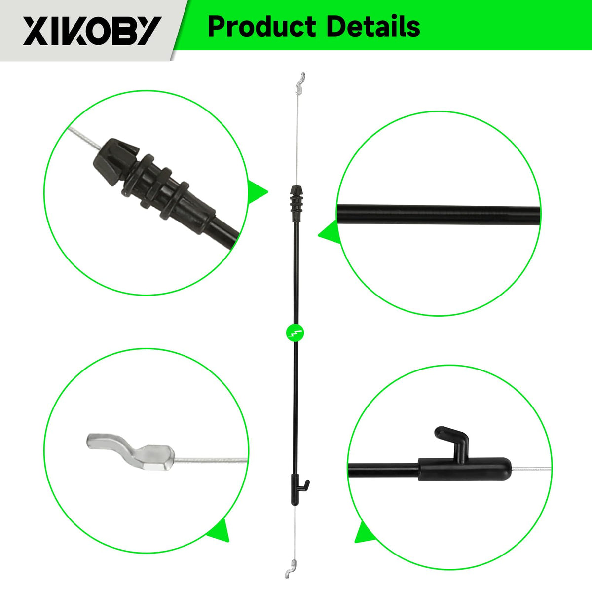 XIKOBY 37-1/2 inch conduit length guides clean routing.