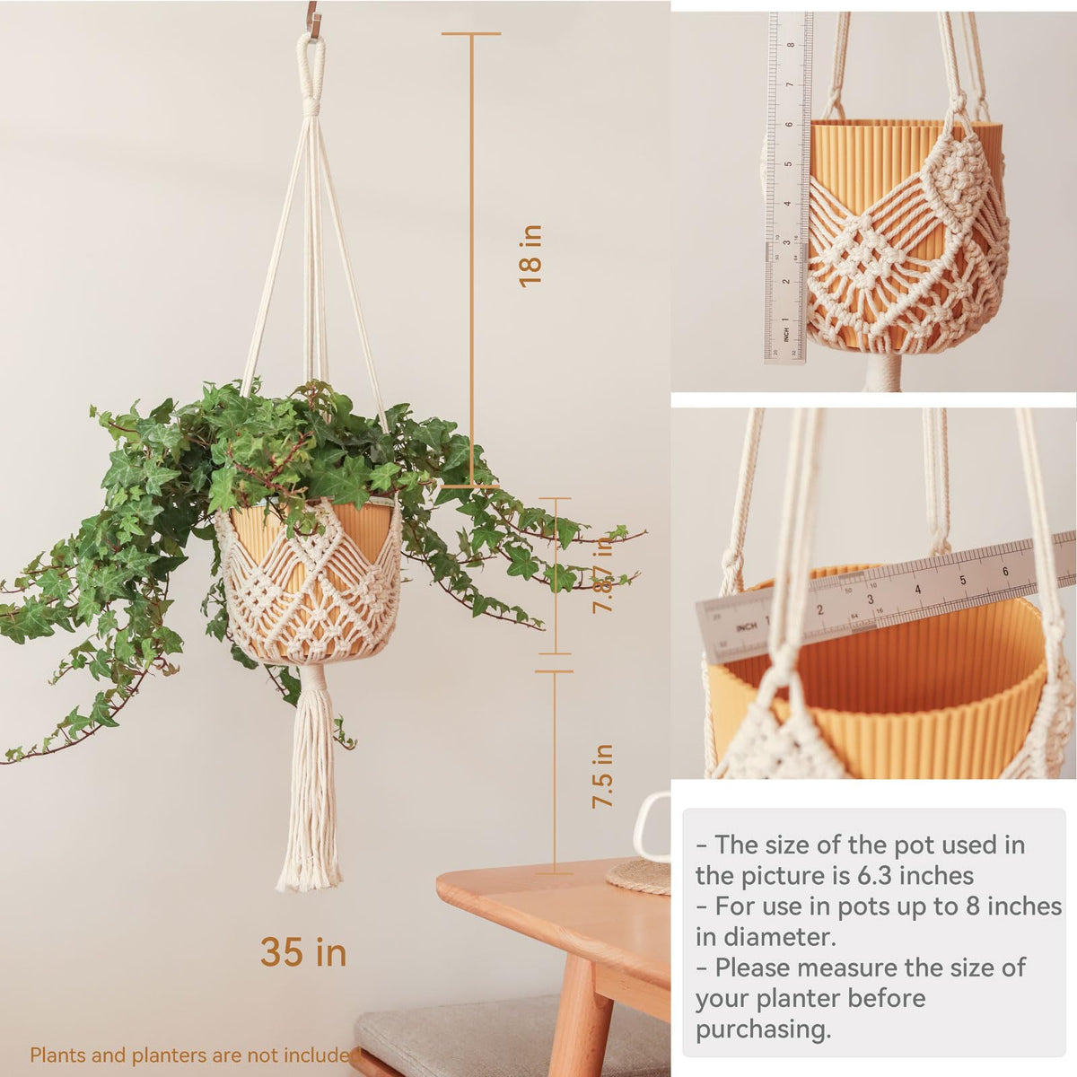 XINBOR S-shaped hooks in stainless steel provide secure pot hanging.