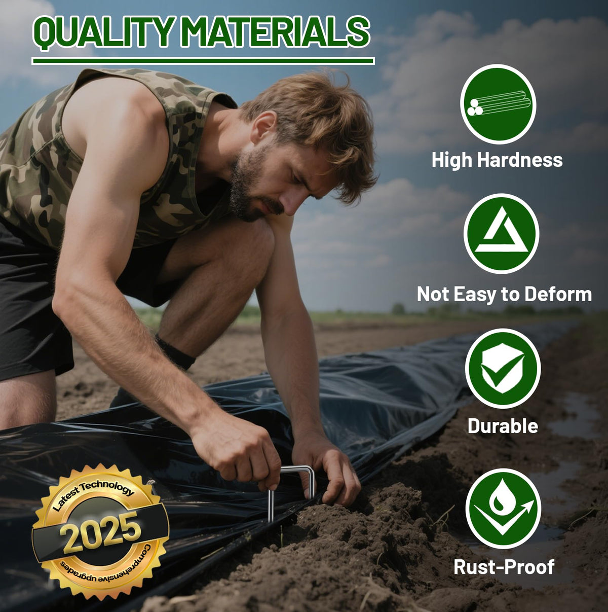 XINCAMPING wide-base adjustable stakes offering superior soil tension