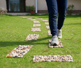 Xindian flexible mesh-backed stones contour uneven ground for stable footing