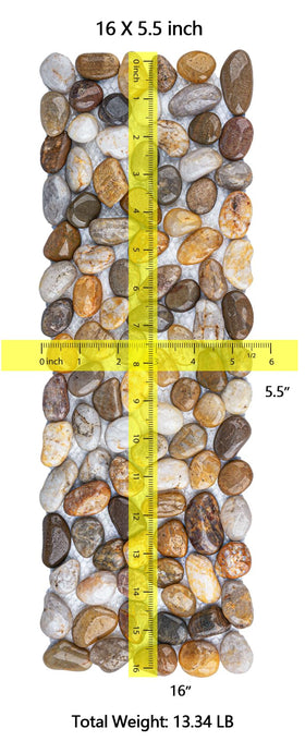Xindian natural river pebbles path mats offer durable mold-resistant garden decor