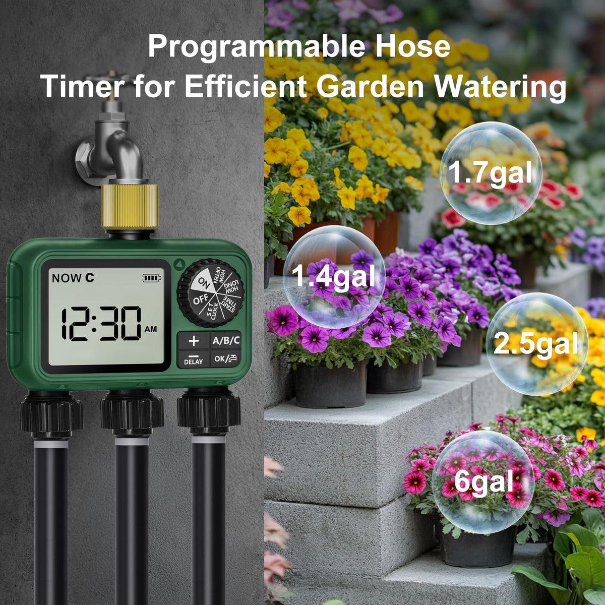 XinFuture rain delay mode helps skip watering during rainy periods.