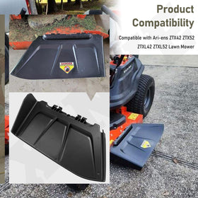 XINKE 04795000 side discharge chute compatibility with Ariens and Gravely for versatile mowing
