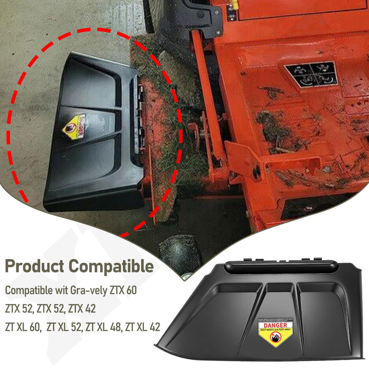 XINKE 04795000 side discharge chute deck attachment for secure mounting
