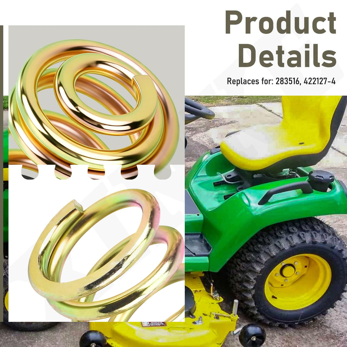 XINKE compatible with Gra-Shopper and John Deere Cub Cadet ZT1