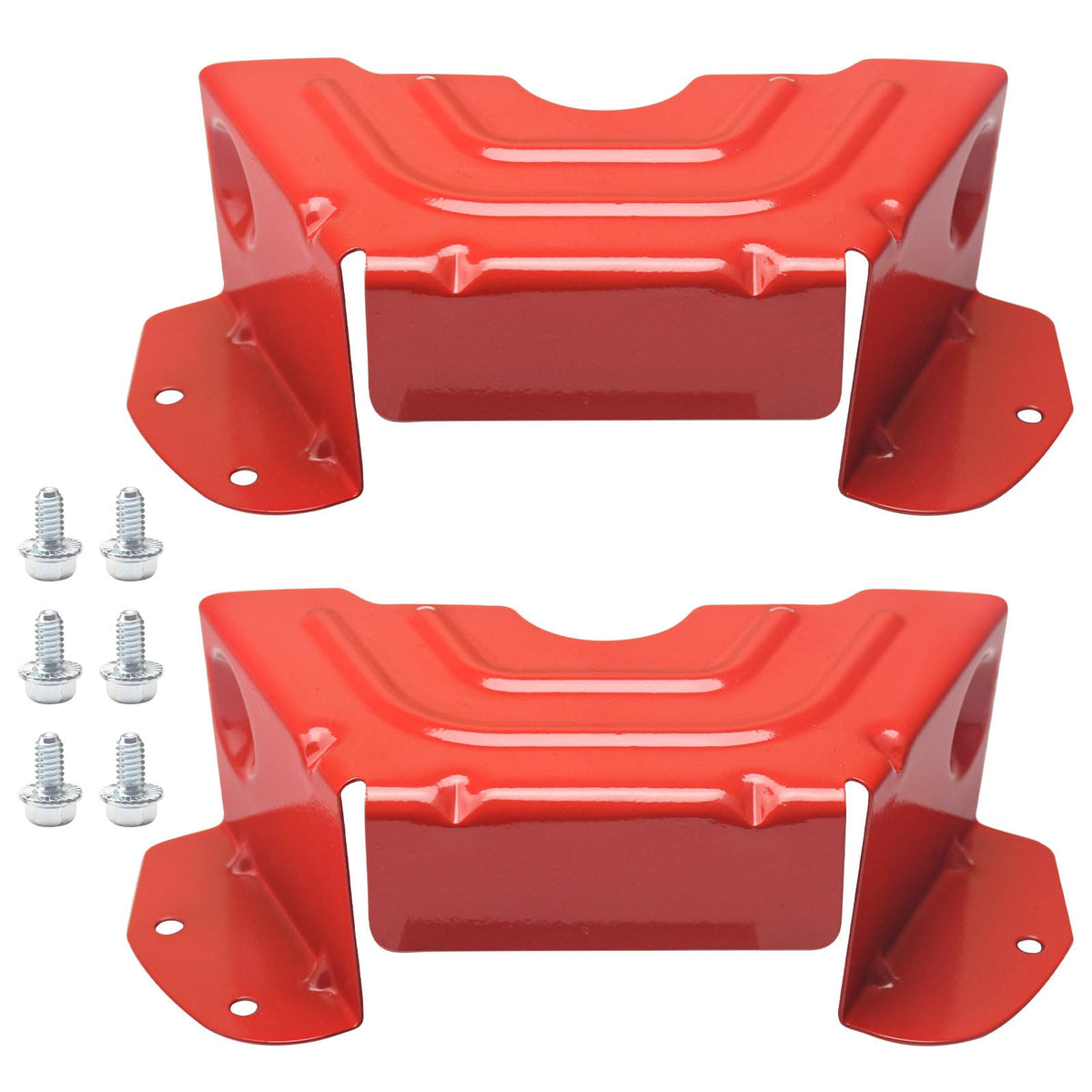 XINKE deck spindle pulley cover in red for 42-inch decks.