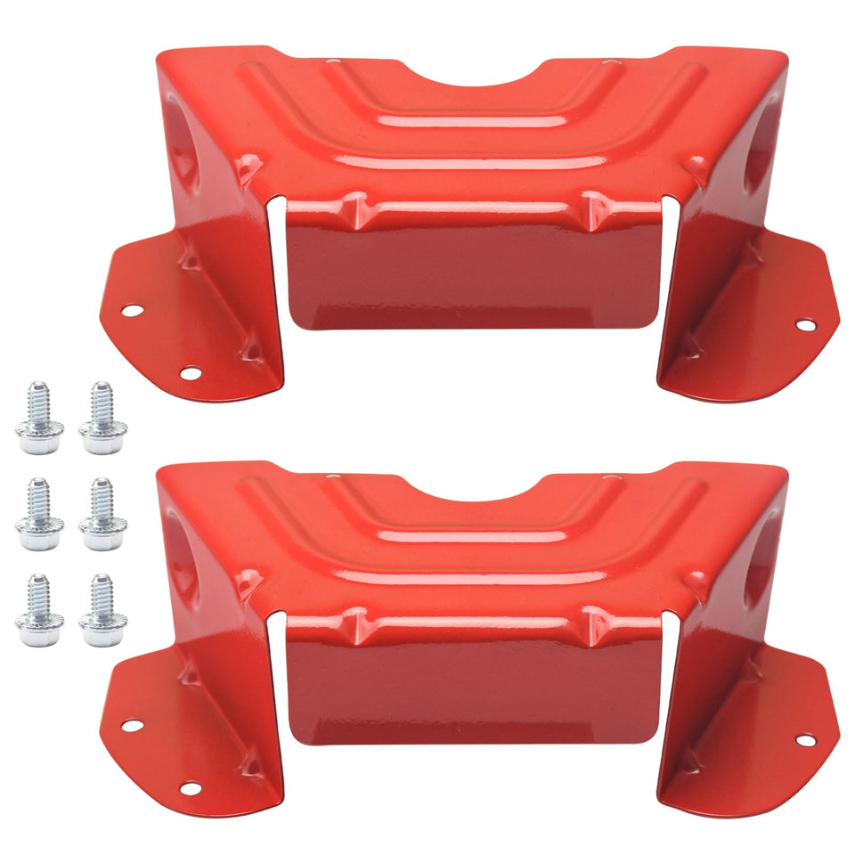 XINKE deck spindle pulley cover in red for 42-inch decks.
