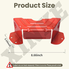 XINKE deck spindle pulley cover in red for 46-inch decks.