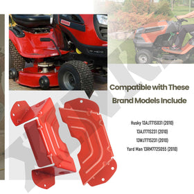 XINKE two-pack belt guard cover for lawn mower decks.